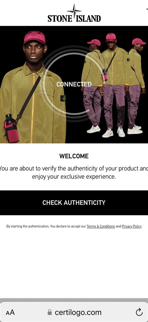 authenticity check Stone Island